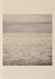 Cy Twombly, "Miramare", Gaeta, 2005, dry print on cardboard &copy; Cy Twombly, photograph by Richard Cook.